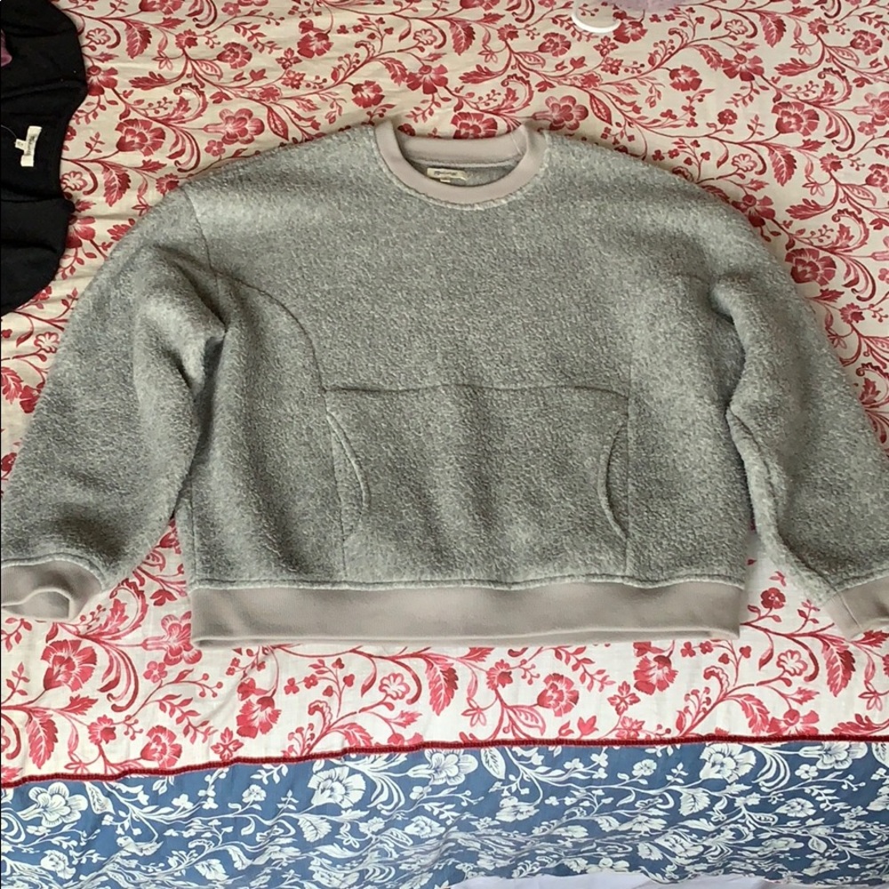Madewell polar tech fleece crewneck